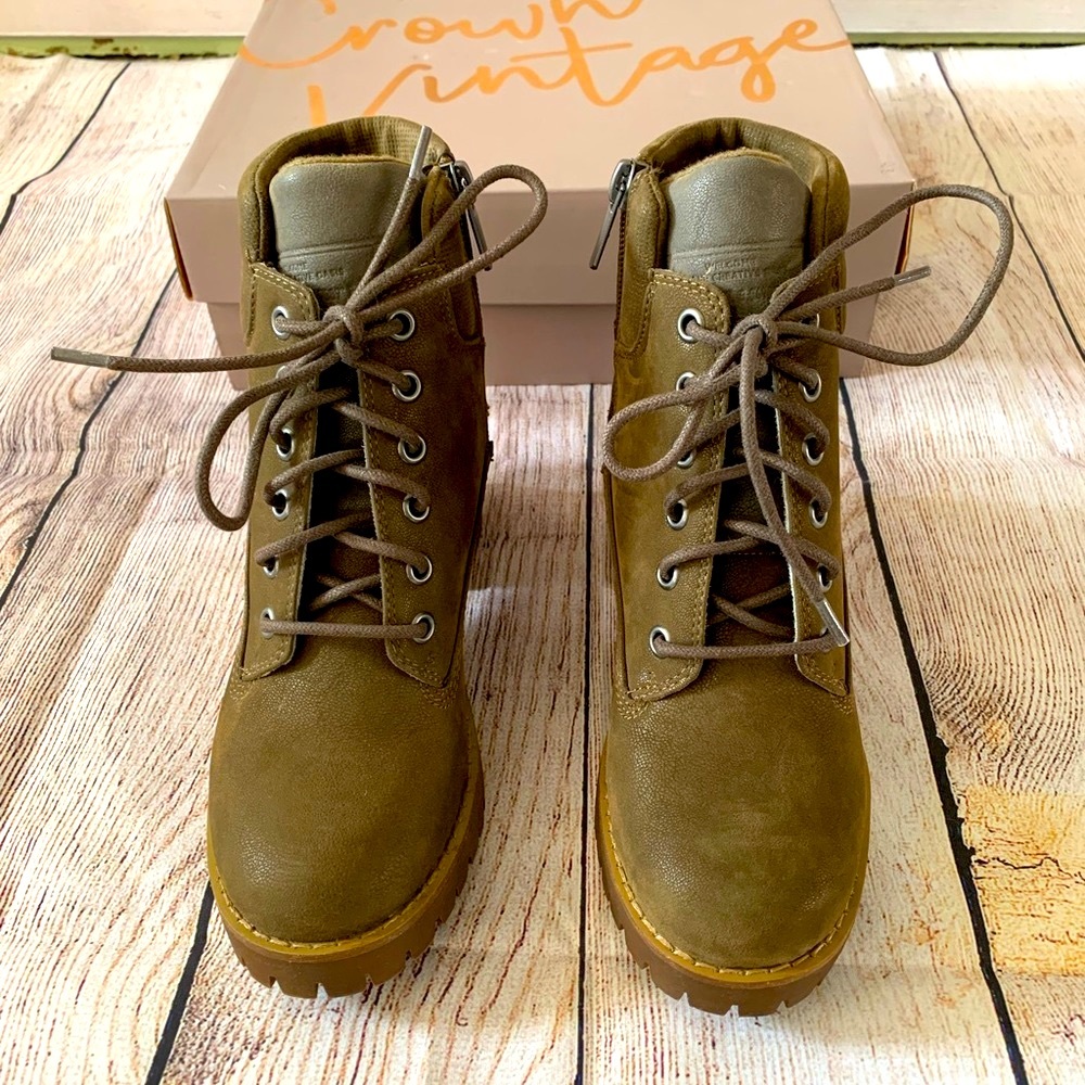 Lace-Up Boots
